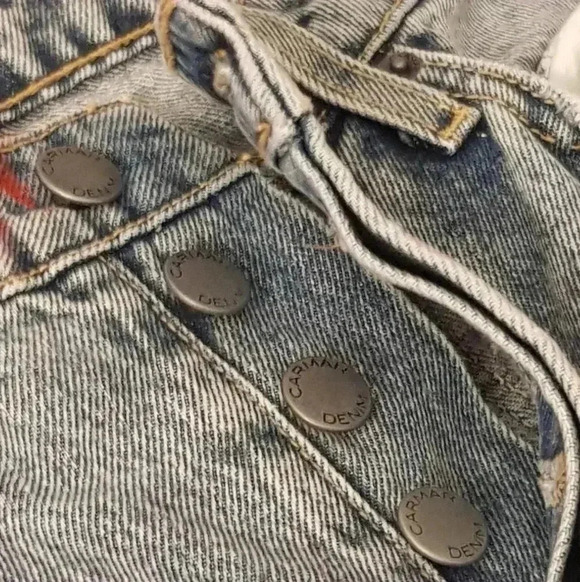 Carmar denim painted distressed jeans - Picture 4 of 8